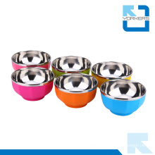 13cm Cheap Stainless Steel Colourful Rice Bowl /Soup Bowl